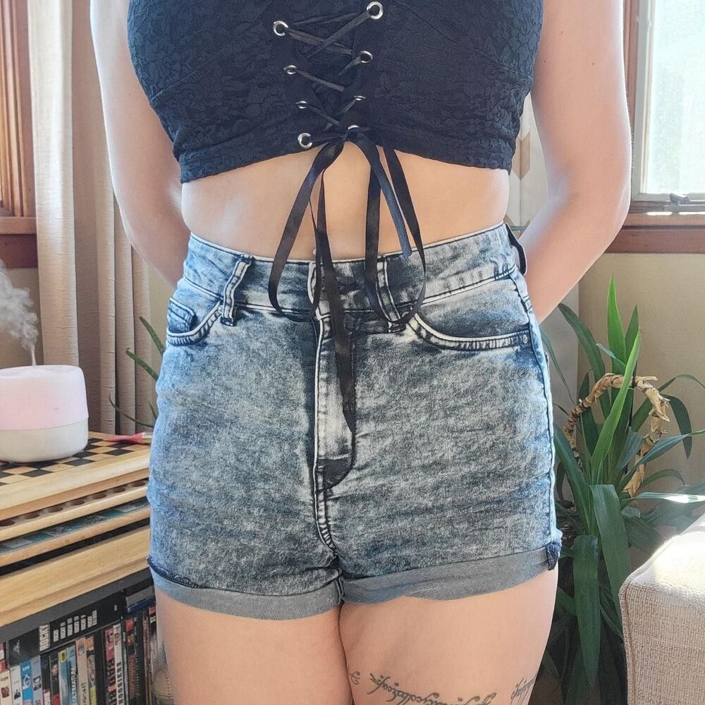 H-m Women's Blue Shorts